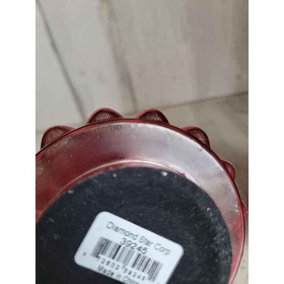 diamond star glass glitter red tree figure set home decor unique - Picture 6 of 6